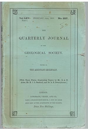 Quarterly Journal of the Geological Society - Volume 62, Part 1, 1906. No. 245.