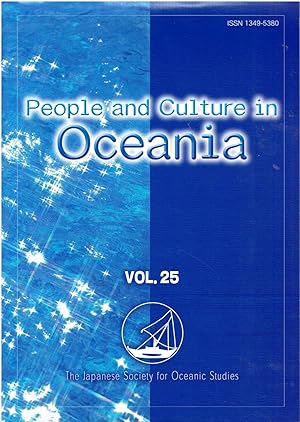 People and Culture in Oceania, Vol. 25