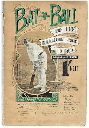 Bat V Ball: The Book Of Individual Cricket Records, &c. 1864 - 1900.