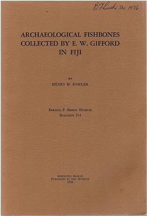 Image for Archaeological Fishbones collected by E.W. Gifford in Fiji. Archaeological Fishbones collected by E.W. Gifford in Fiji.
