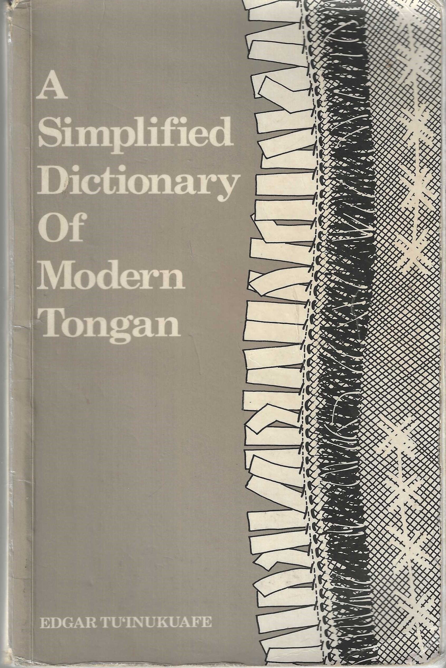 Image for A Simplified Dictionary of Modern Tongan.