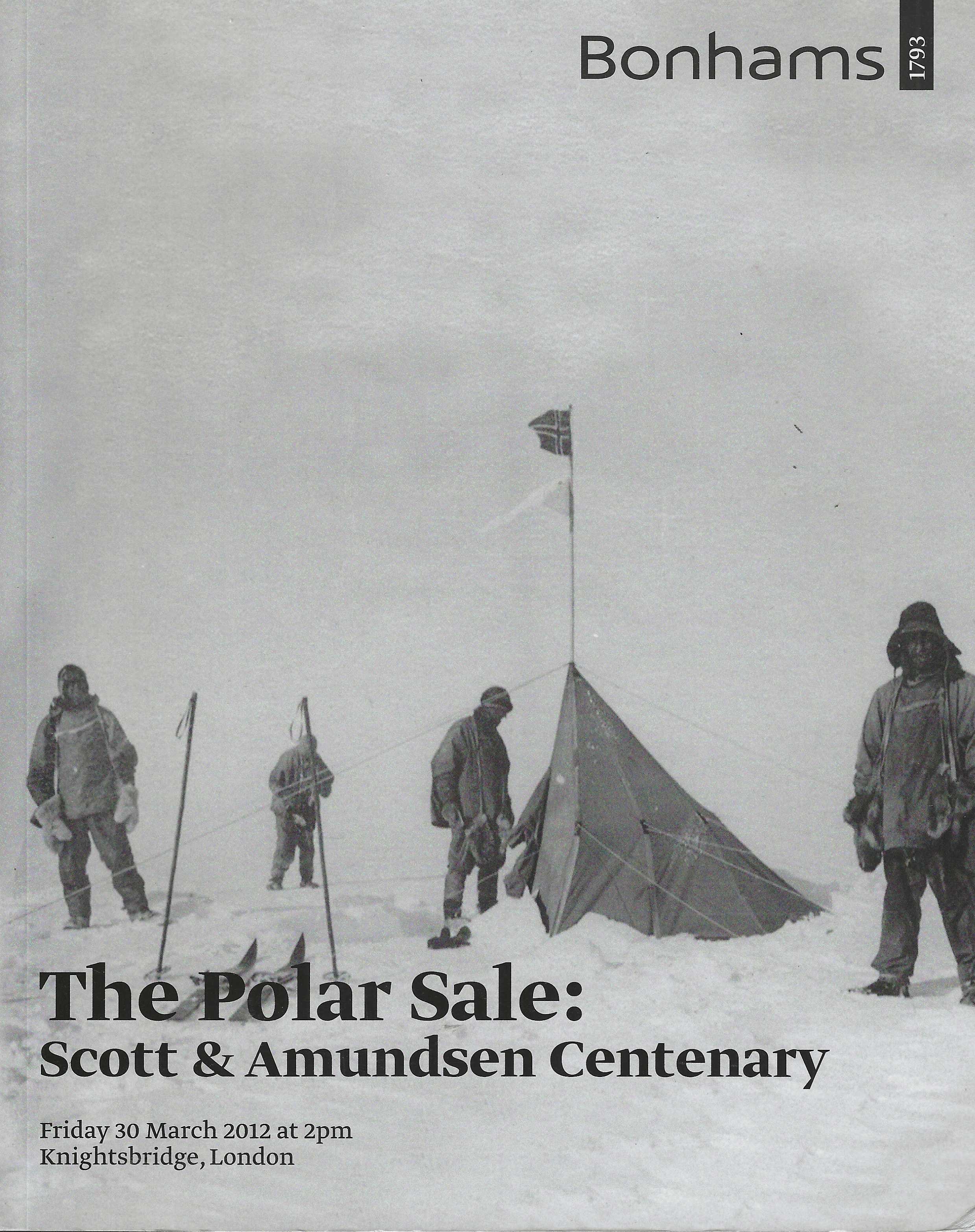 Image for Bonhams. The Polar Sale. Scott & Amundsen Centenary. 30 March 2012.