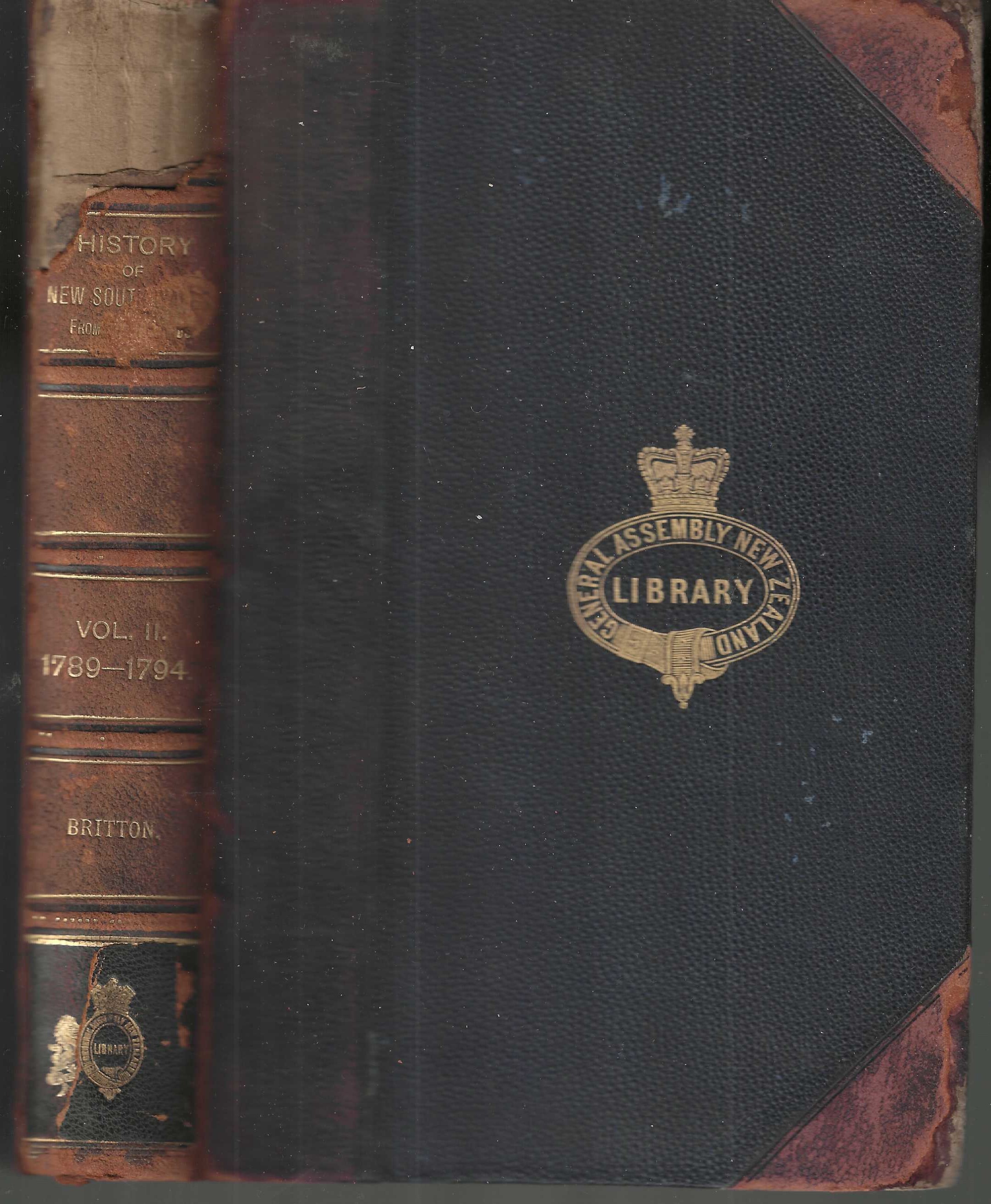 History of New South Wales. From the Records. Volume II - Philip and Grose, 1789 - 1794