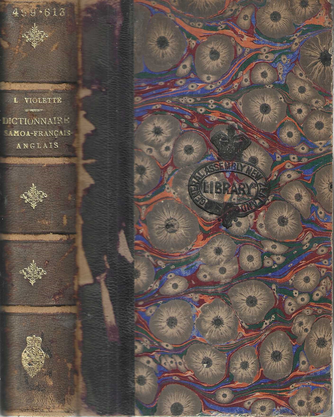 Dictionnaire Samoa - Francais - Anglais et Francais - Samoa -Anglais, precede d'une grammaire de la langue Samoa