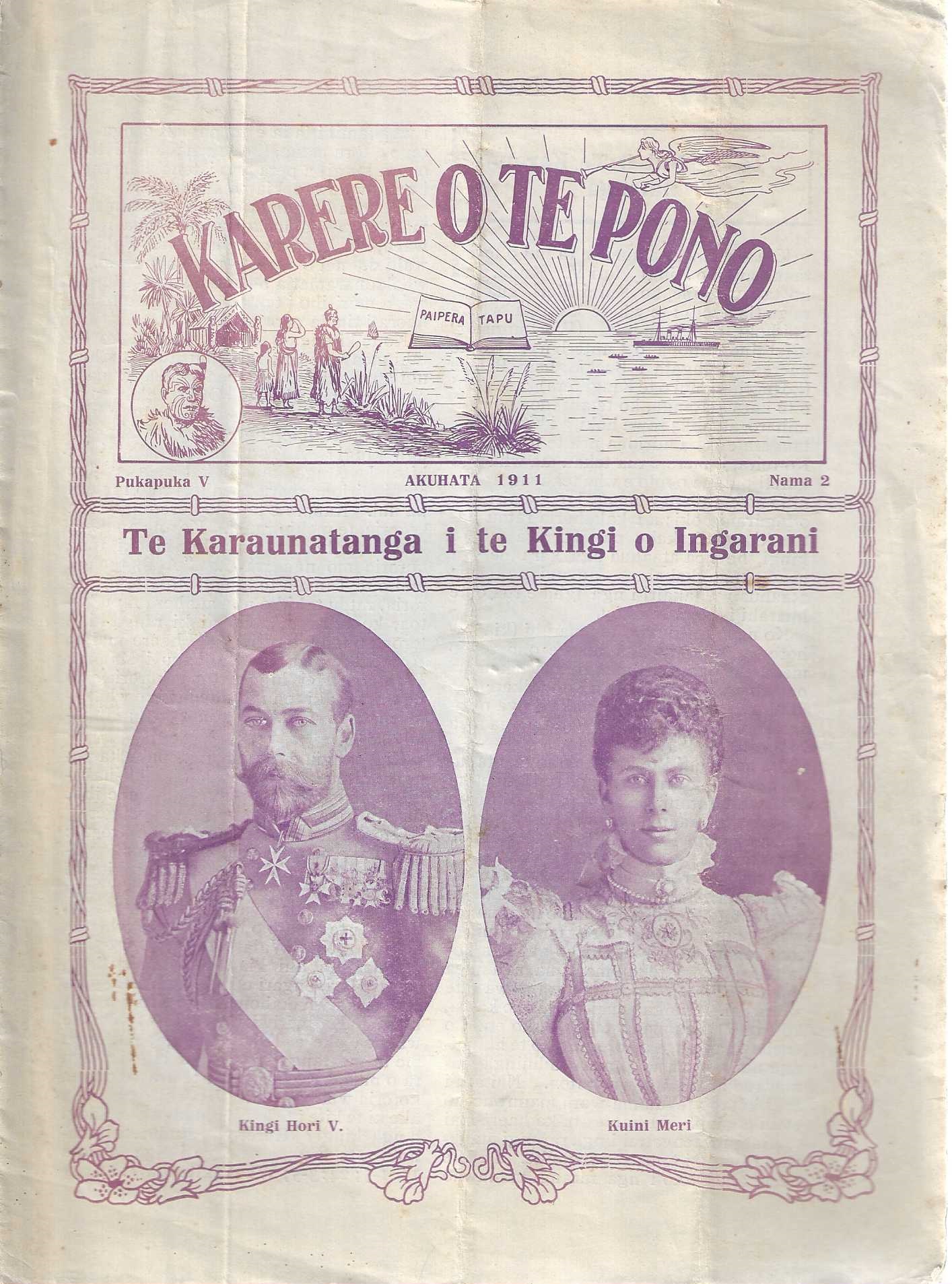 Karere o te pono. Akuhata 1911. Pukapuka V. Nama 2.