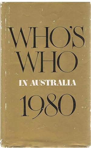 Who's who in Australia 1980.