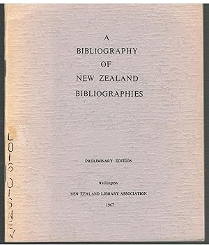 A Bibliography of New Zealand Bibliographies.