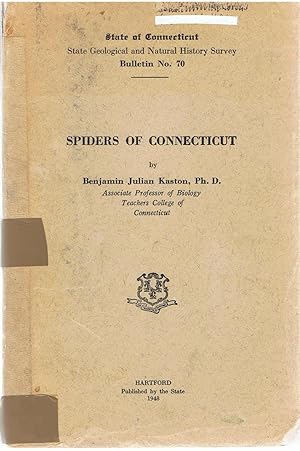 Spiders of Connecticut. Geological and Natural History Survey Bulletin No. 79
