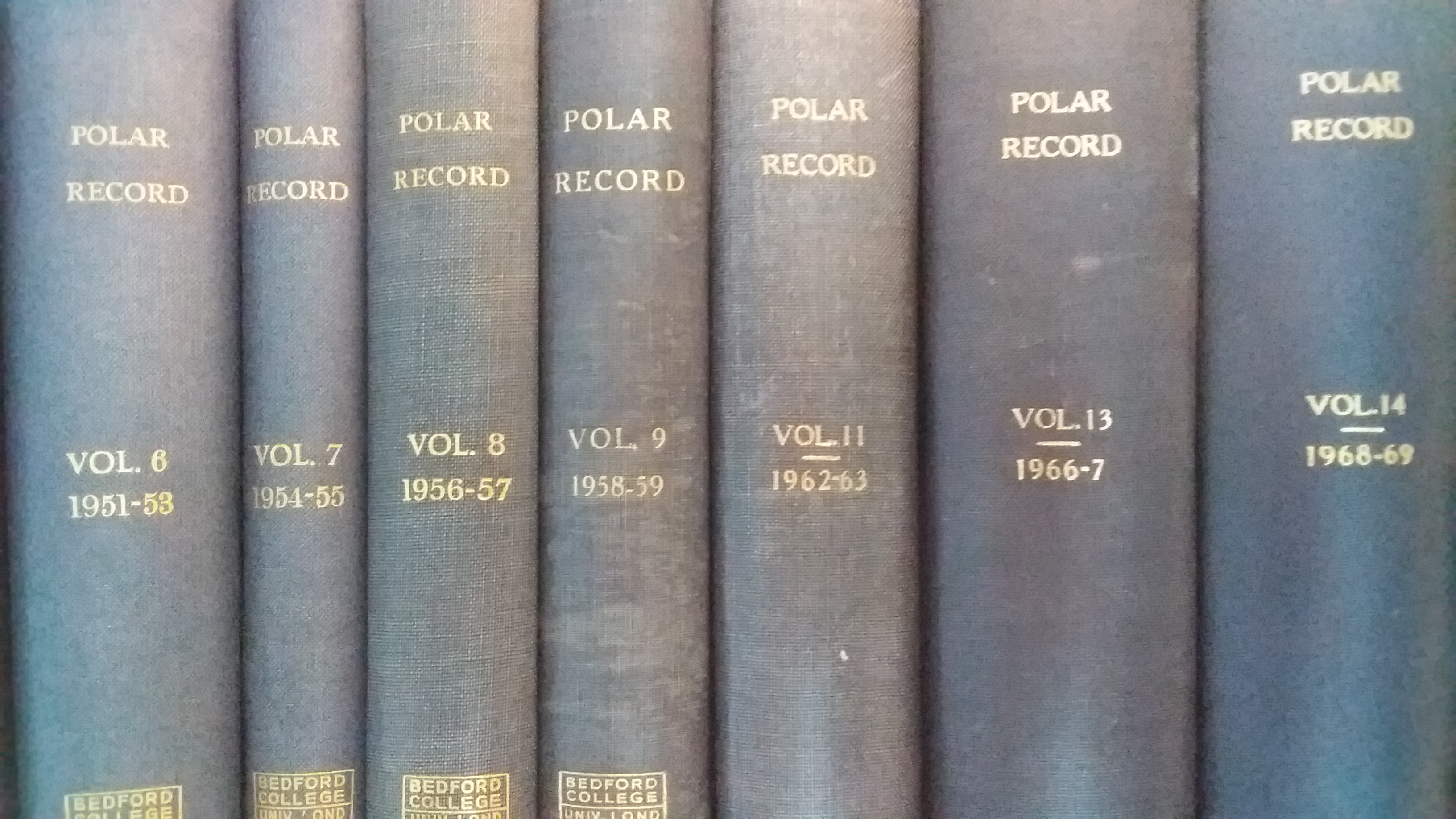 Image for The Polar Record. 1951-1969.