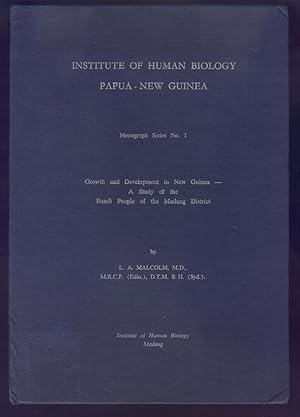 Monograph Series No. 1. Growth and Development in New Guinea : A Study of the Bundi People of the Madang District.