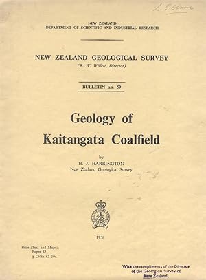 Geology of Kaitangata Coalfield. [Text Volume and Map portfolio] New Zealand Geological Survey Bulletin 59