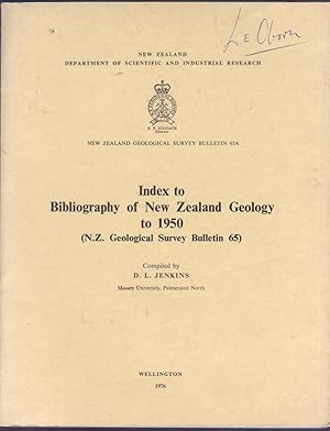 Index to Bibliography of New Zealand Geology to 1950 (N.Z. Geological Survey Bulletin 65)