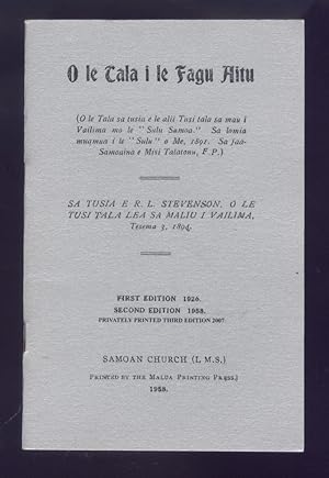 O Le Tala I Le Fagu Aitu. [The Bottle Imp in Samoan]